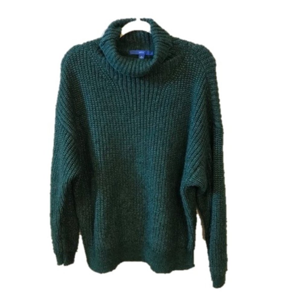 Apt. 9 Teal Turtleneck Sweater